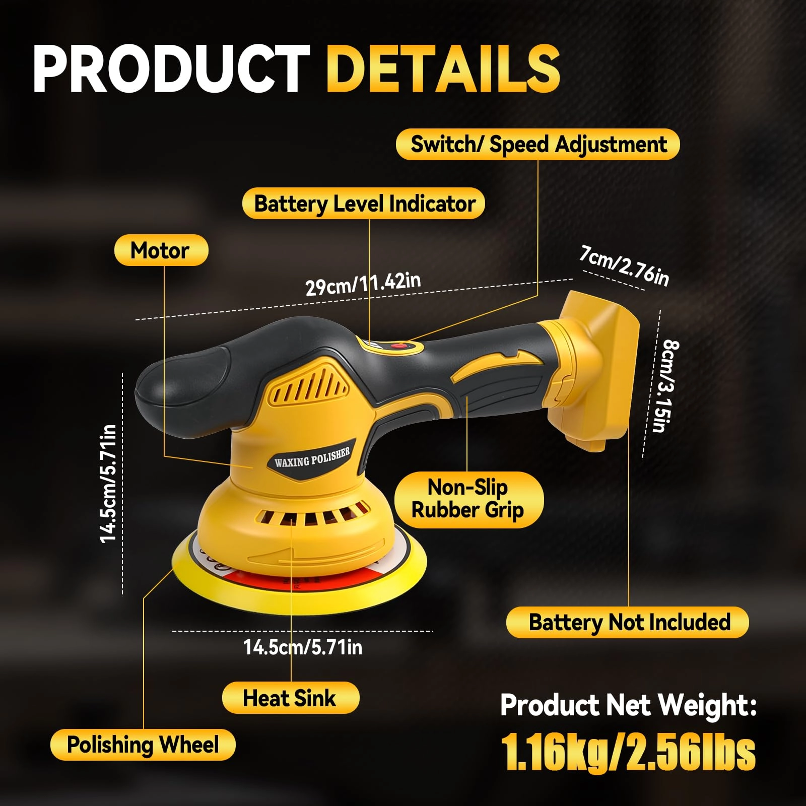 Car Buffer Polisher - 6 Inch