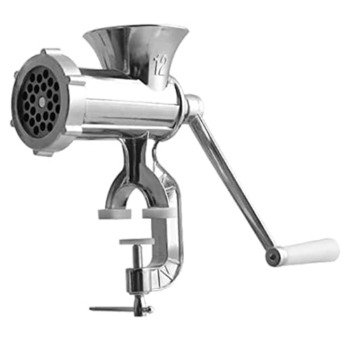 Aluminium Alloy Hand Operate Manual Meat Grinder - 12 Number Large Size