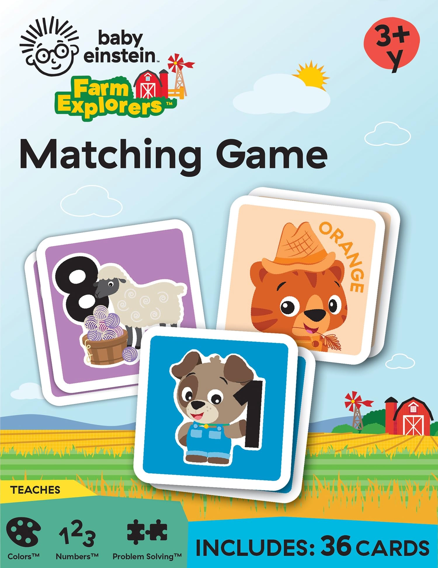 MasterPieces Baby Einstein Picture Matching Card Game - 3+ 36 pieces