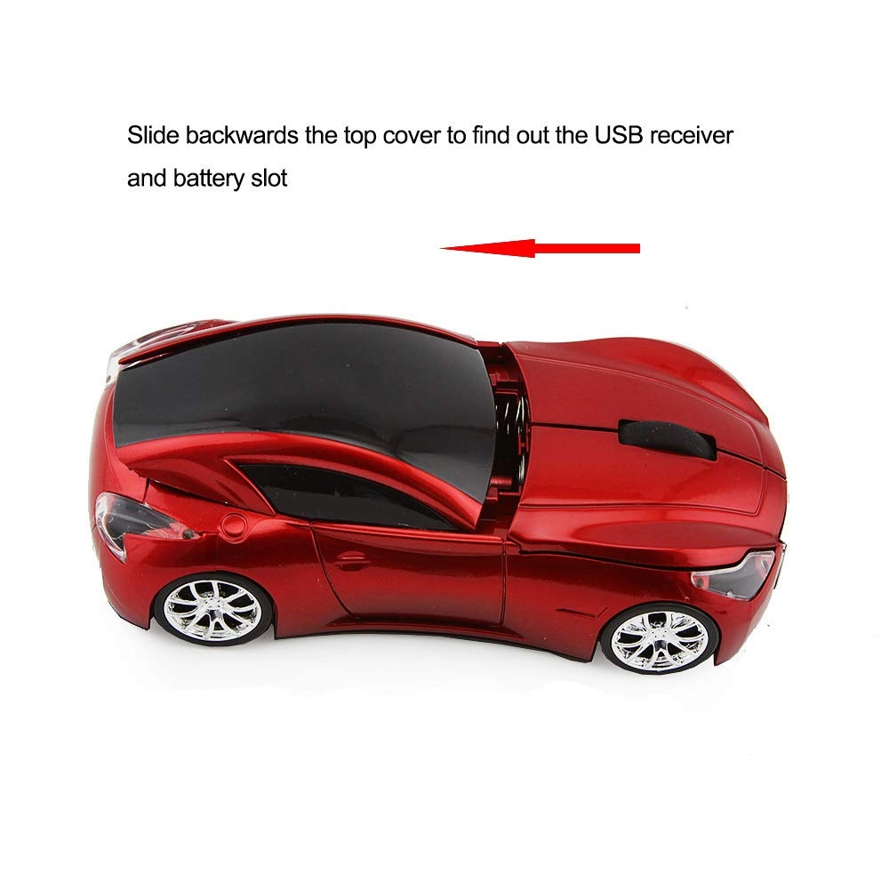 Roadster Sports Car Shape Mouse - Wireless