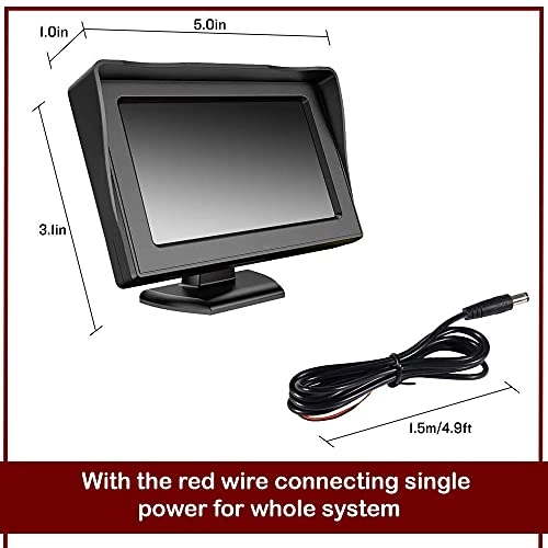Reverse Parking Sensor Camera - Night vision 800(RGB)X480