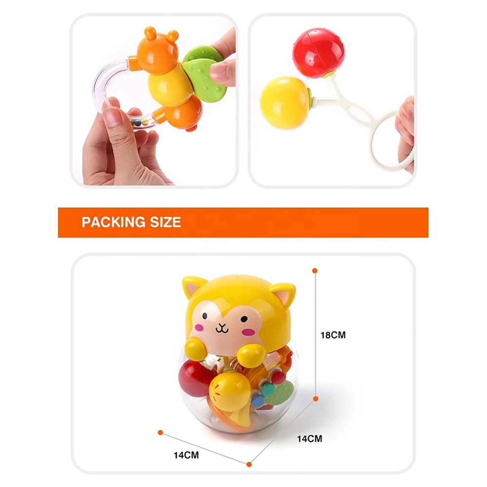 Baby Rattle - 0+ Months ABS plastic 5 Pcs