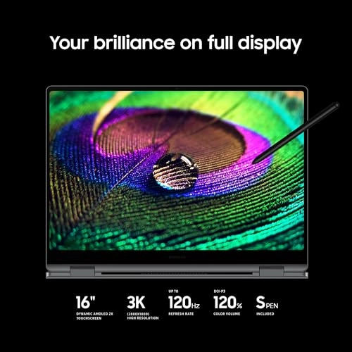 GB5 Pro 360 Galaxy Book5 Pro 360 NP964QHA-KG1US - 16'' Core Ultra 7 16GB DDR5 512GB SSD