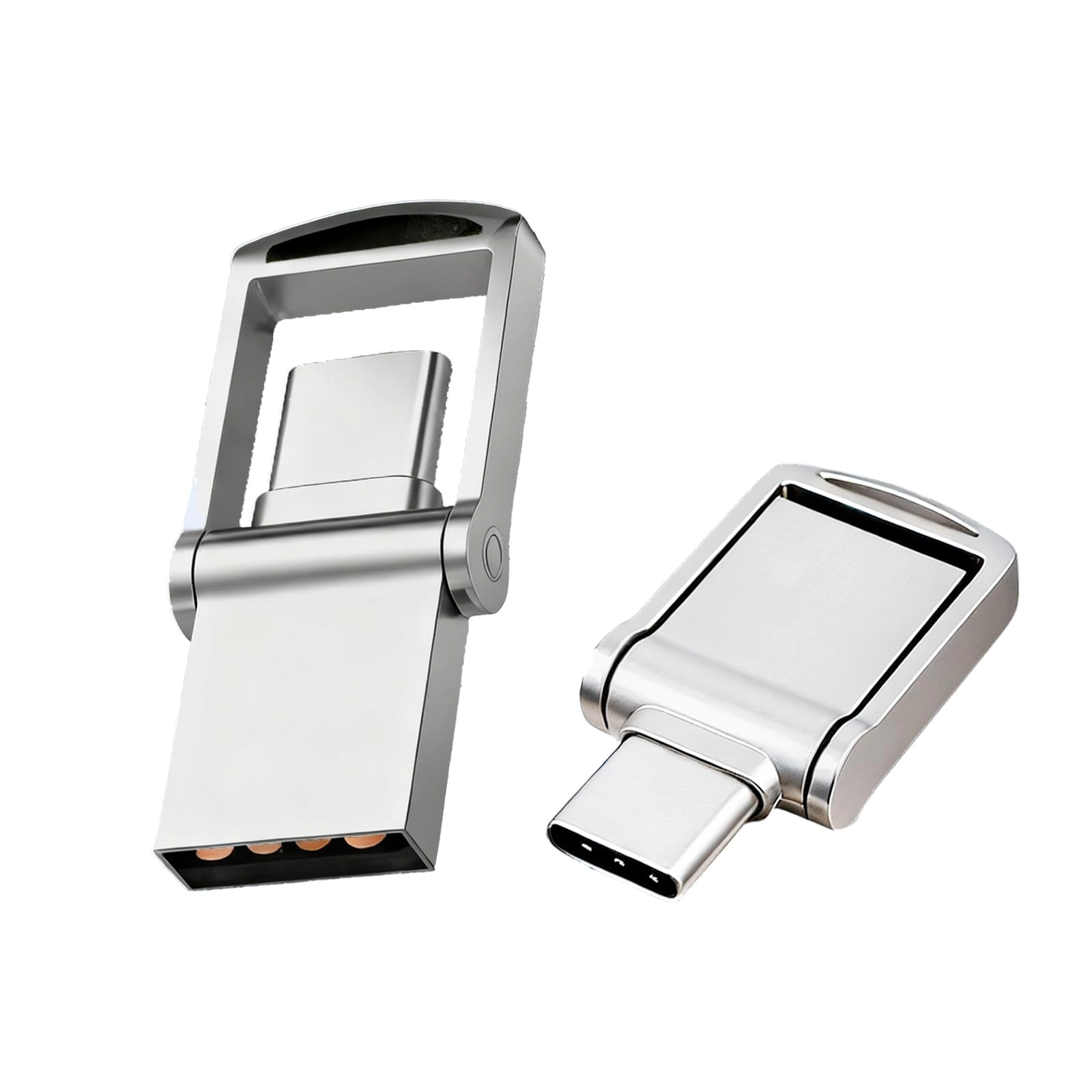 Tyllon Mini USB Flash Drive - USB 2.0 USB C & USB A 16GB