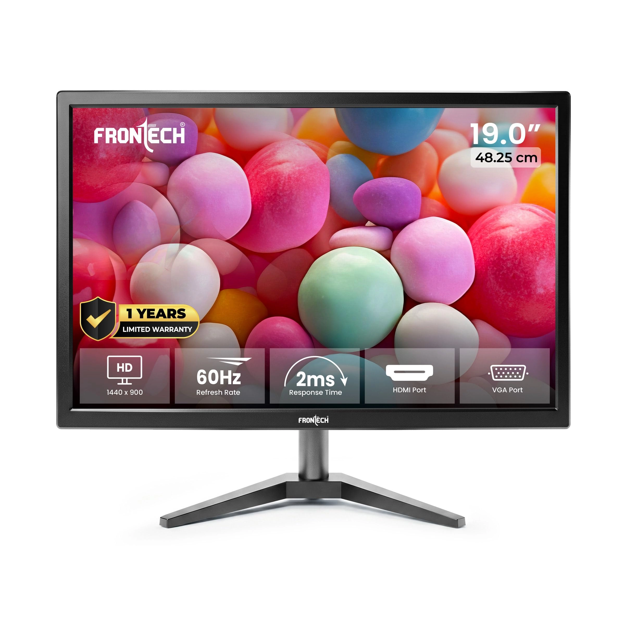Nuevotech Industries Private Limited MON-0071 - 1440x900 19 Inch