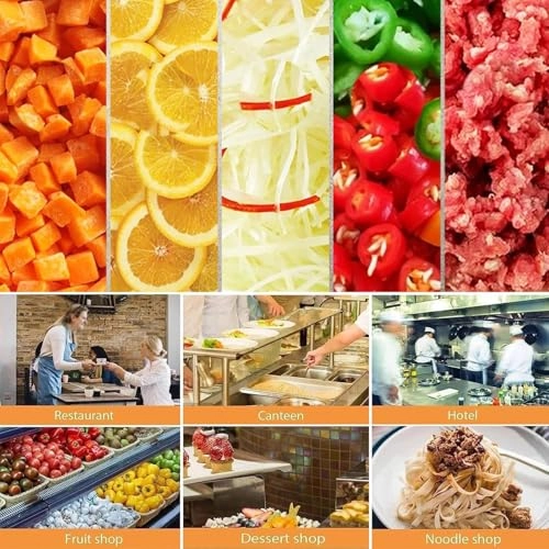 Electric Vegetable-Fruit Dicer - 5L 600W