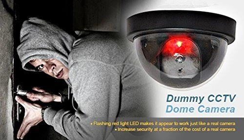 Fake Dome Camera - 4 Pcs Blinking red LED Battery Powered