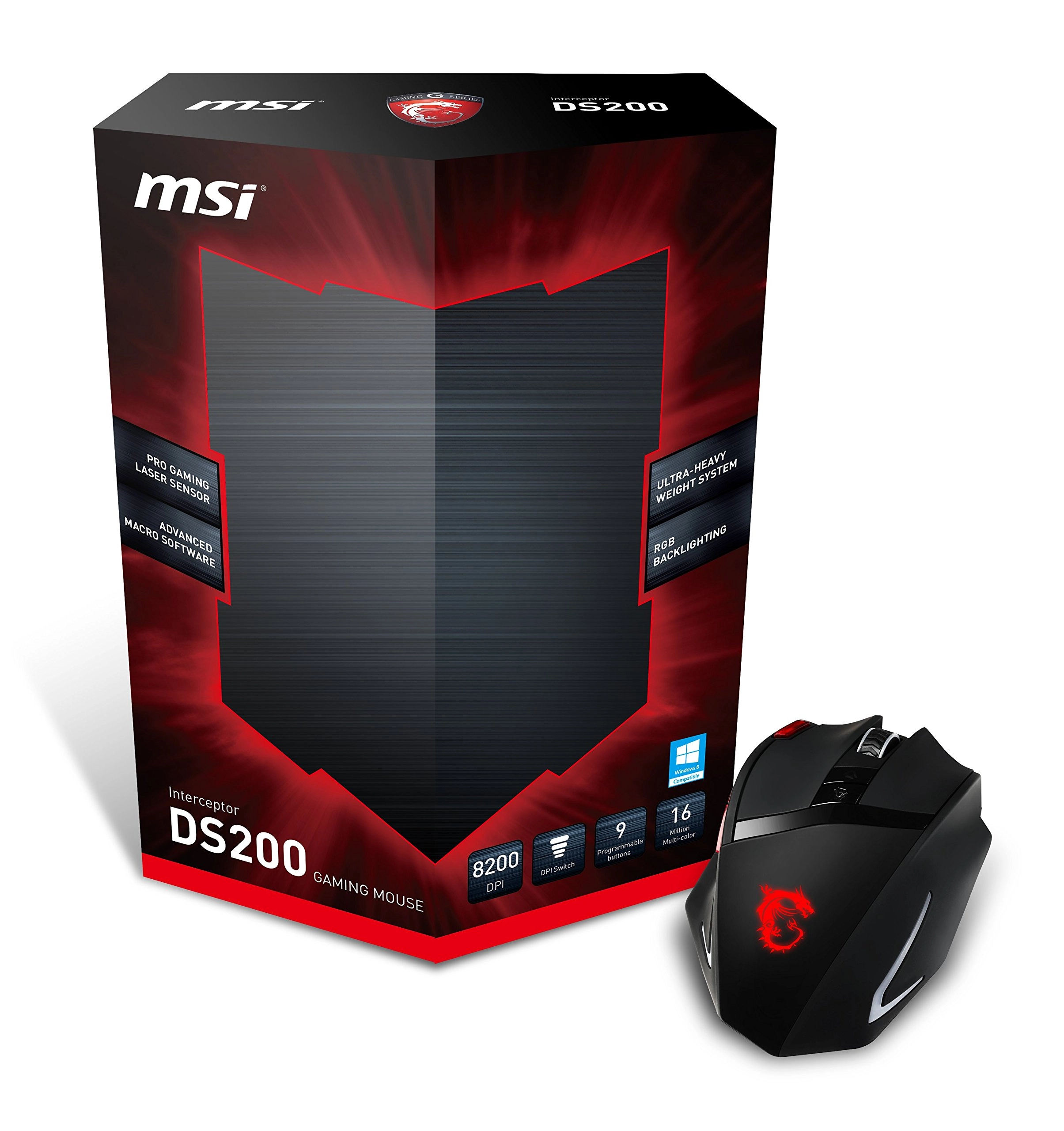 MSI Interceptor DS 200 - Wired Wireless USB