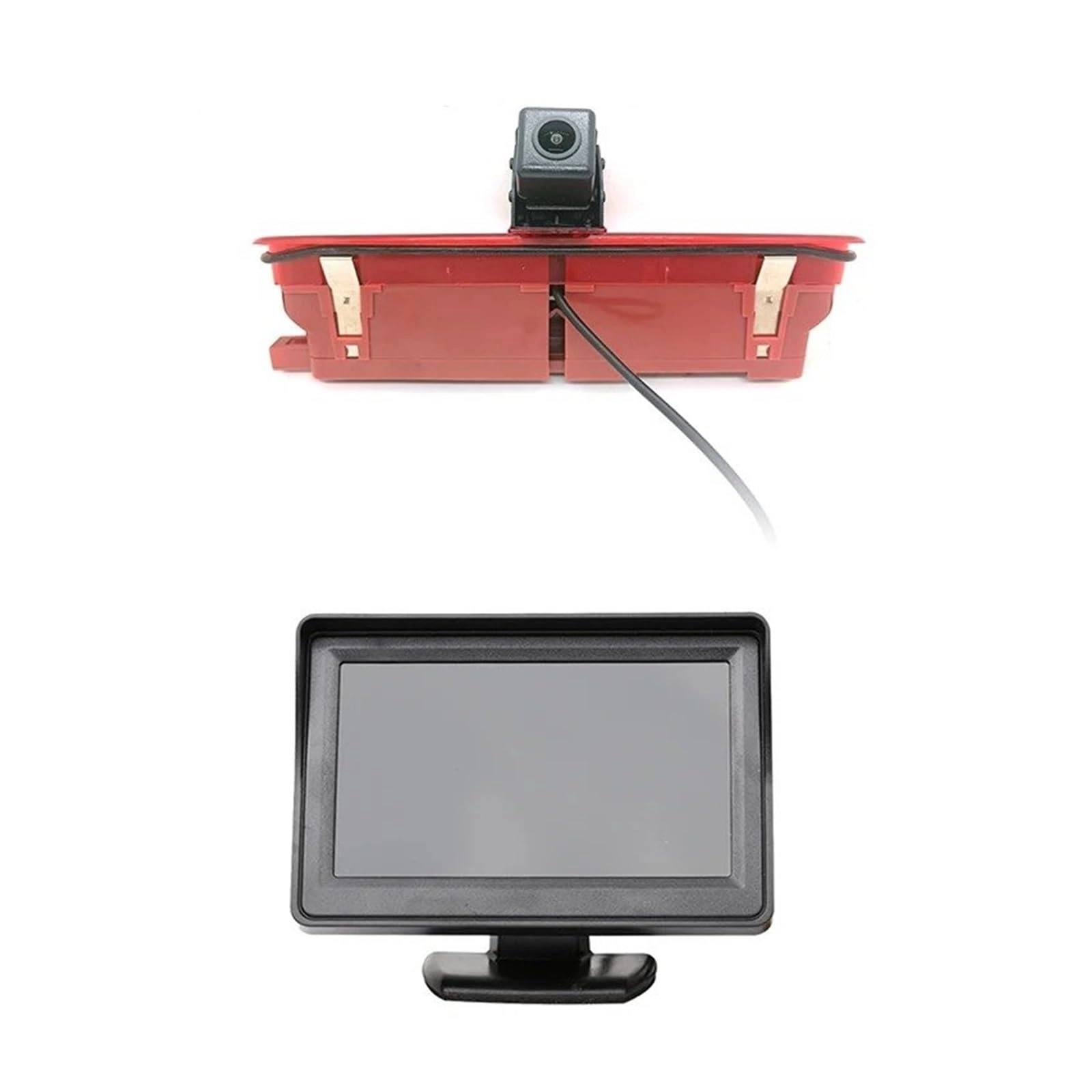 Xwthsch Brake Light Camera - Night vision + 4.3 inch monitor