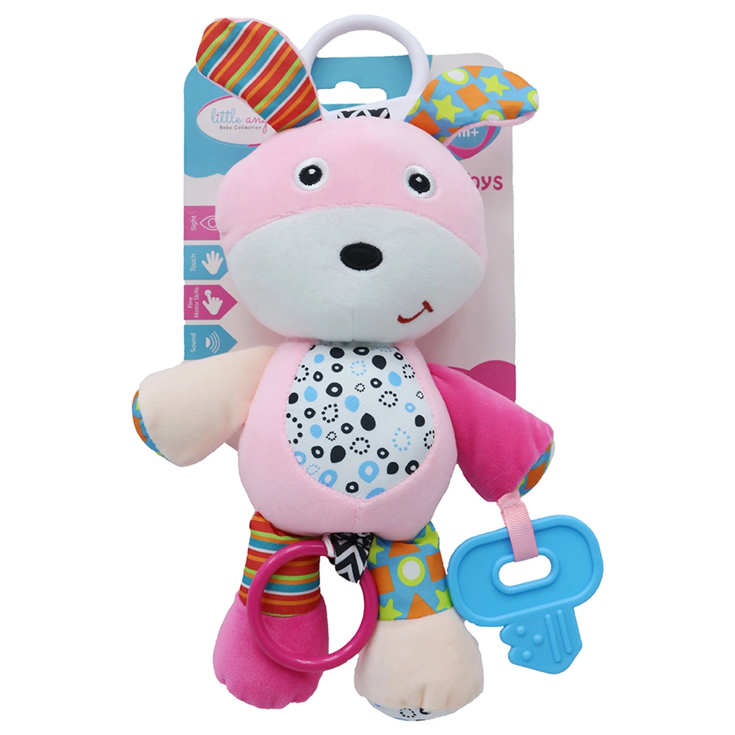 Baby Stroller Plush Hanging Mobile Rattle Toy - Suitable for 3 months and above