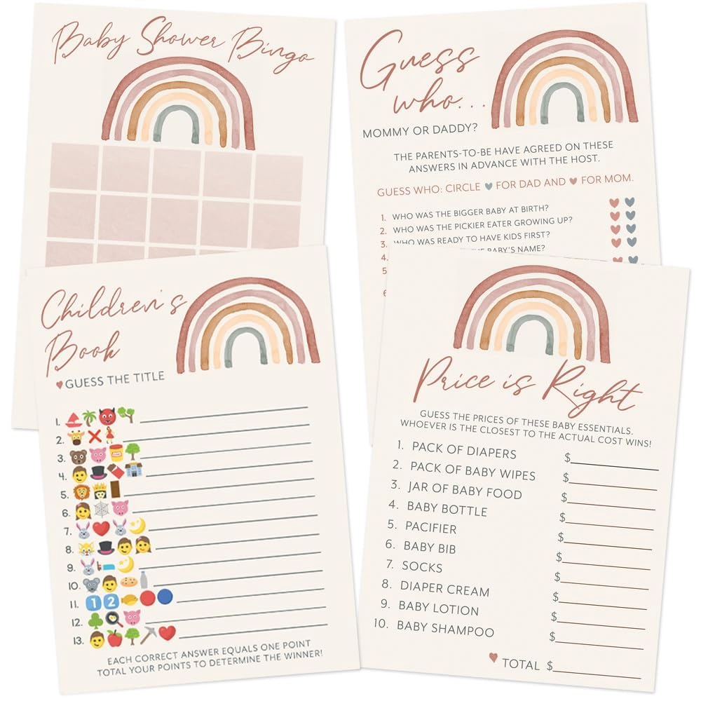 Printed Party Baby Shower Game Set - 30 piece(s)