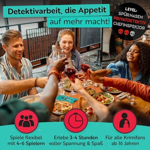Crime Dinner for Home - German 16 years and up