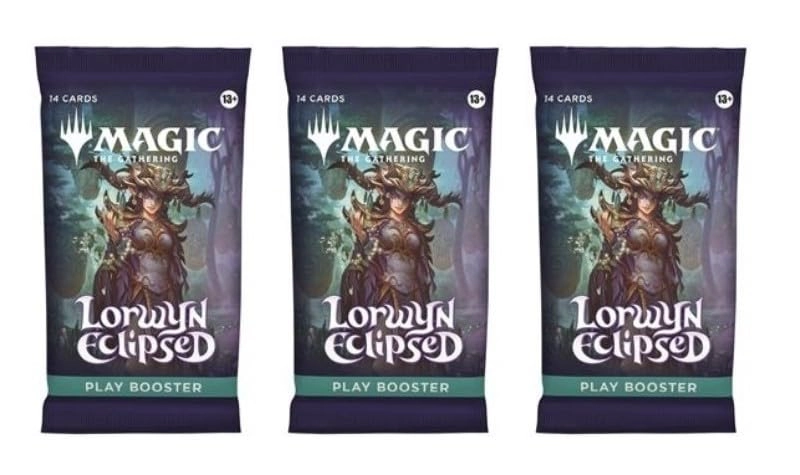 C&E Magic The Gathering Lorwyn Eclipsed Play Booster Pack - 14 3pcs