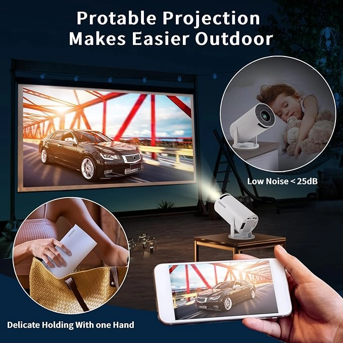Smart 4K Portable Projector