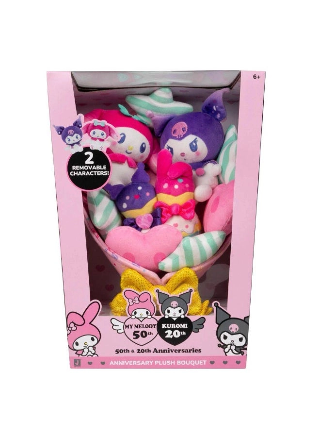 Sanrio My Melody - 50th Anniversary 30.48 cm Plush + Kuromi - 20th Anniversary Plush