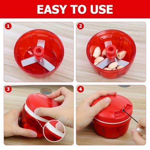 Manual Rope Chopper - 500ml 3 blades