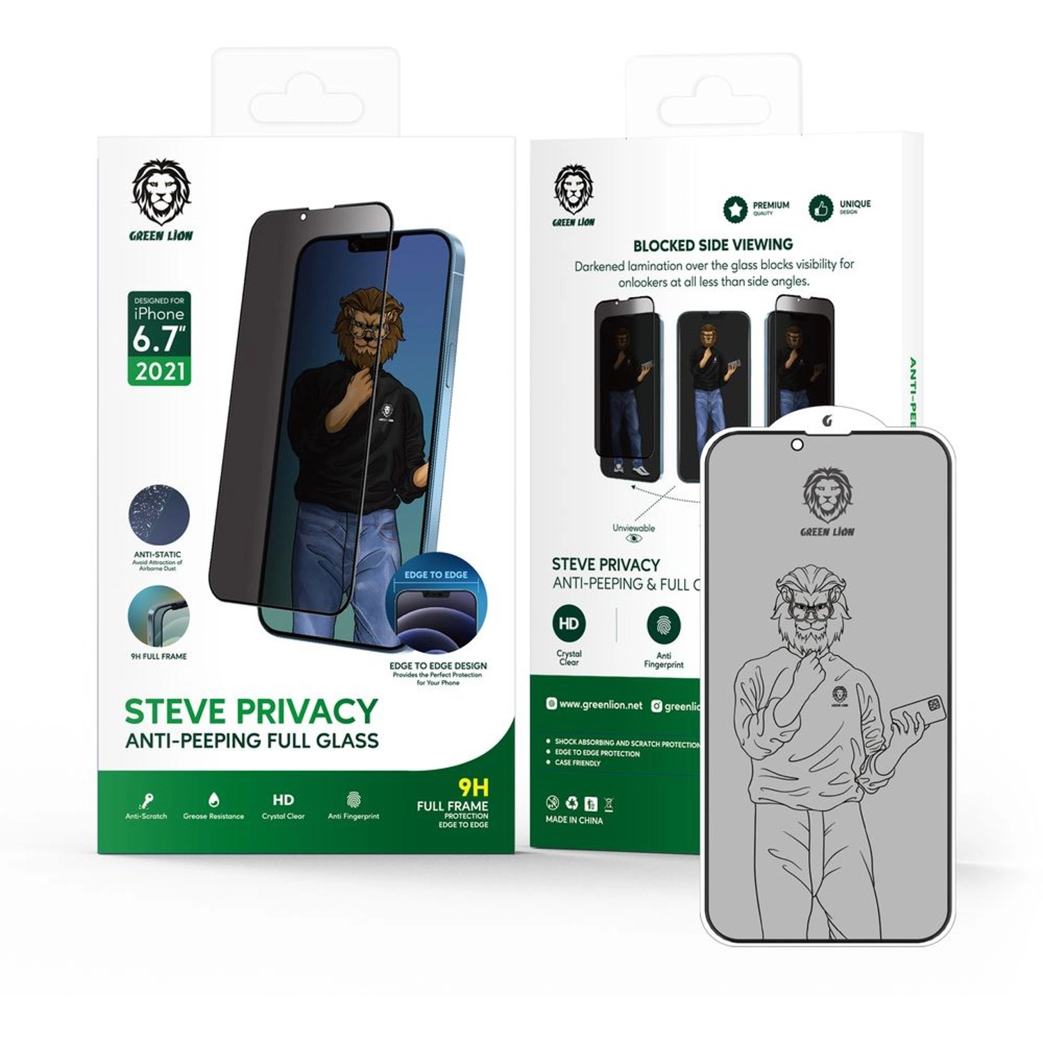 Privacy Screen Protector - iPhone 13 Pro 9H