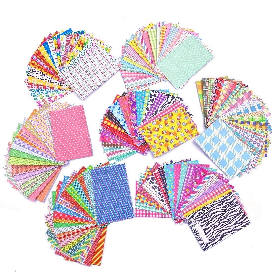 JZK Cute Colourful Stickers - 140 pcs