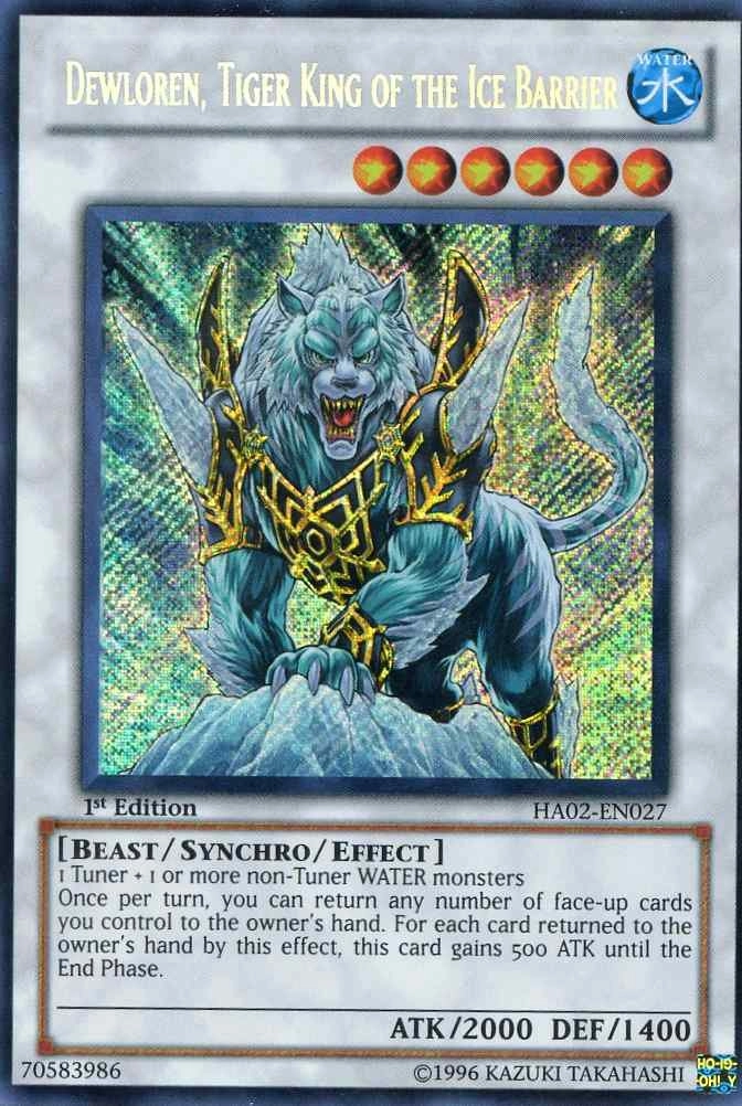 Yu-Gi-Oh! Dewloren, Tiger King of the Ice Barrier HA02-EN