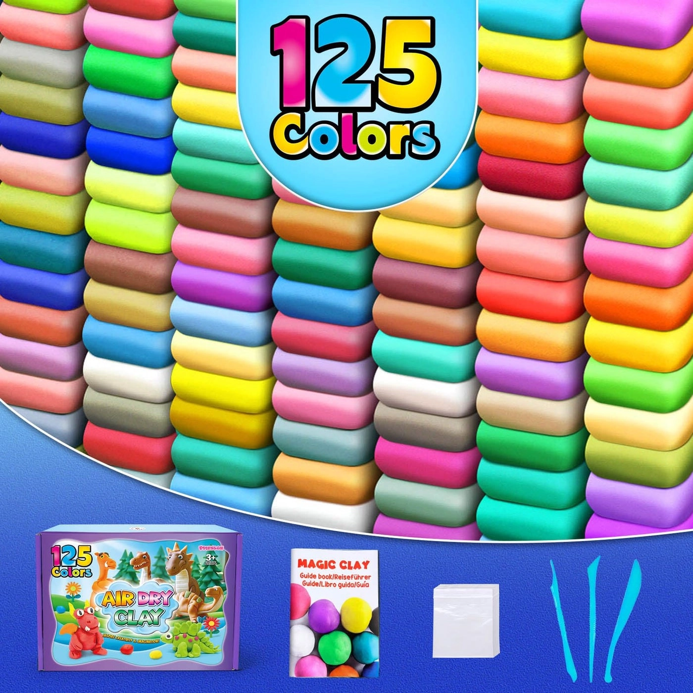 Air Dry Clay - Modeling for Kids DIY Molding Magic