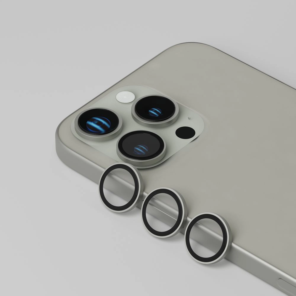 LEVELO Anti-Fingerprint Glass Camera Lens Protector for iPhone 16 Pro / iPhone 16 Pro Max