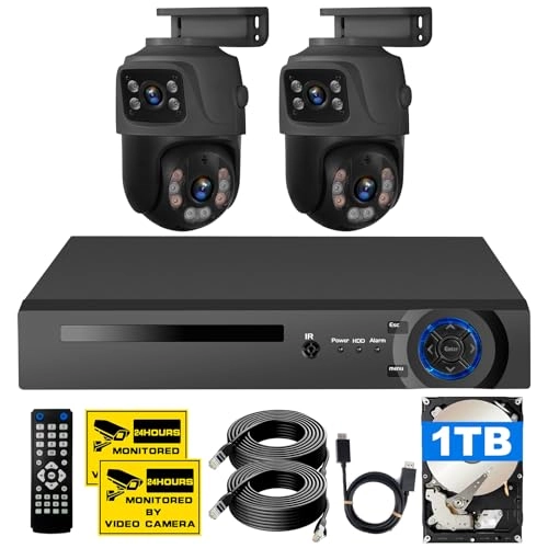 POE Security Camera System - 8 channels 8MP 2x 6MP