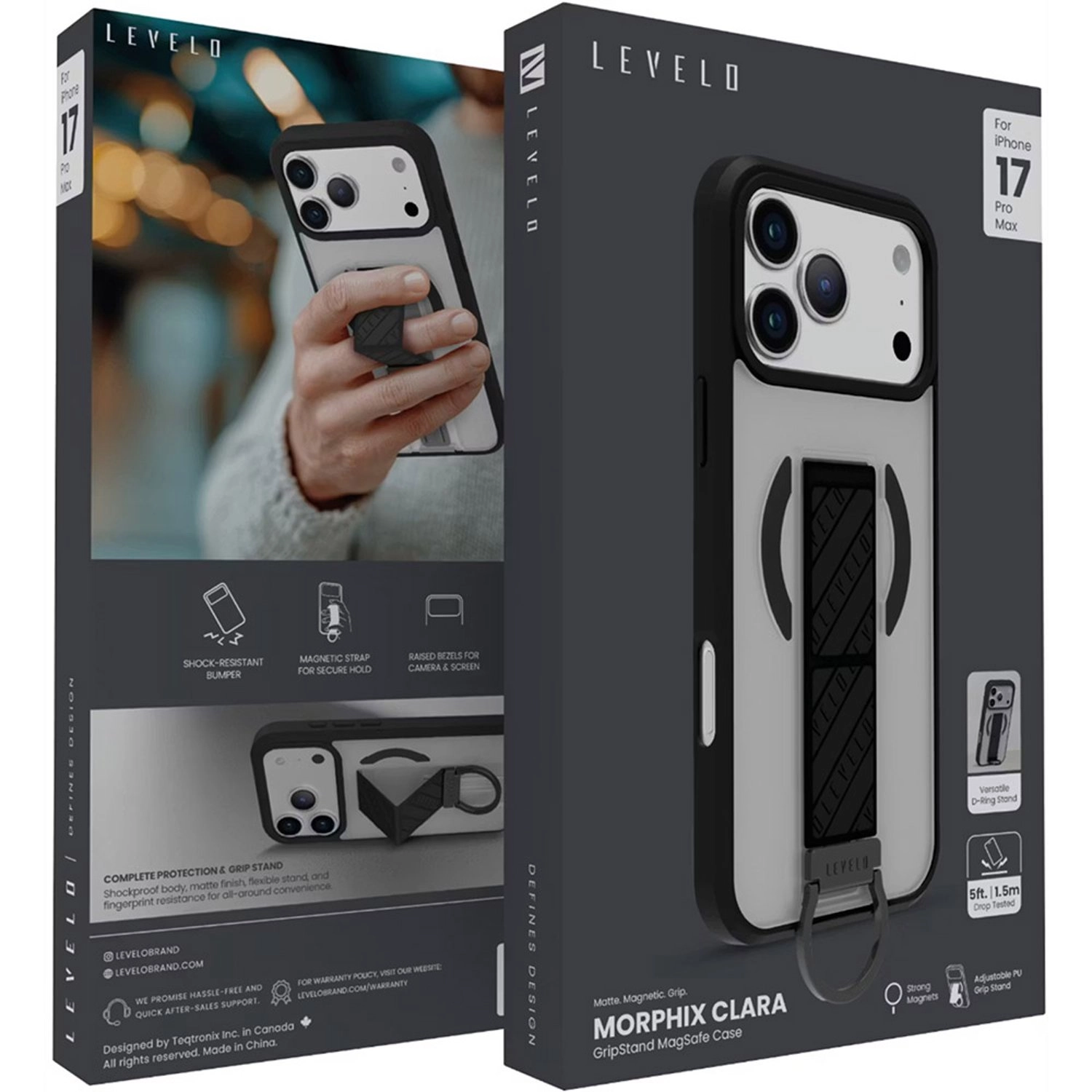 Morphix GripStand Case for iPhone 17 Pro Max