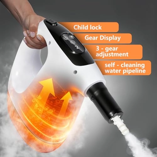 Steam Mop & Detachable Handheld Steam Cleaner - 370ML