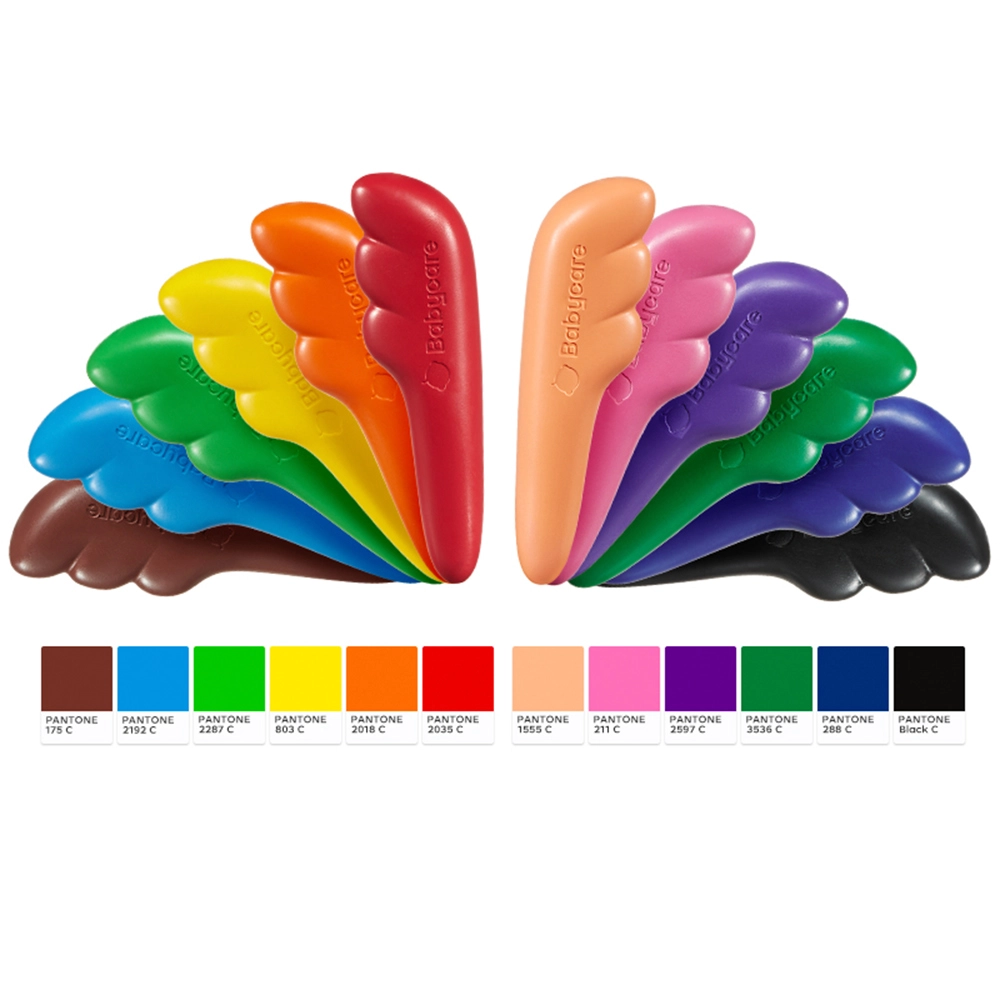 No-Dirty Feather Crayons - Beeswax Mess-Free