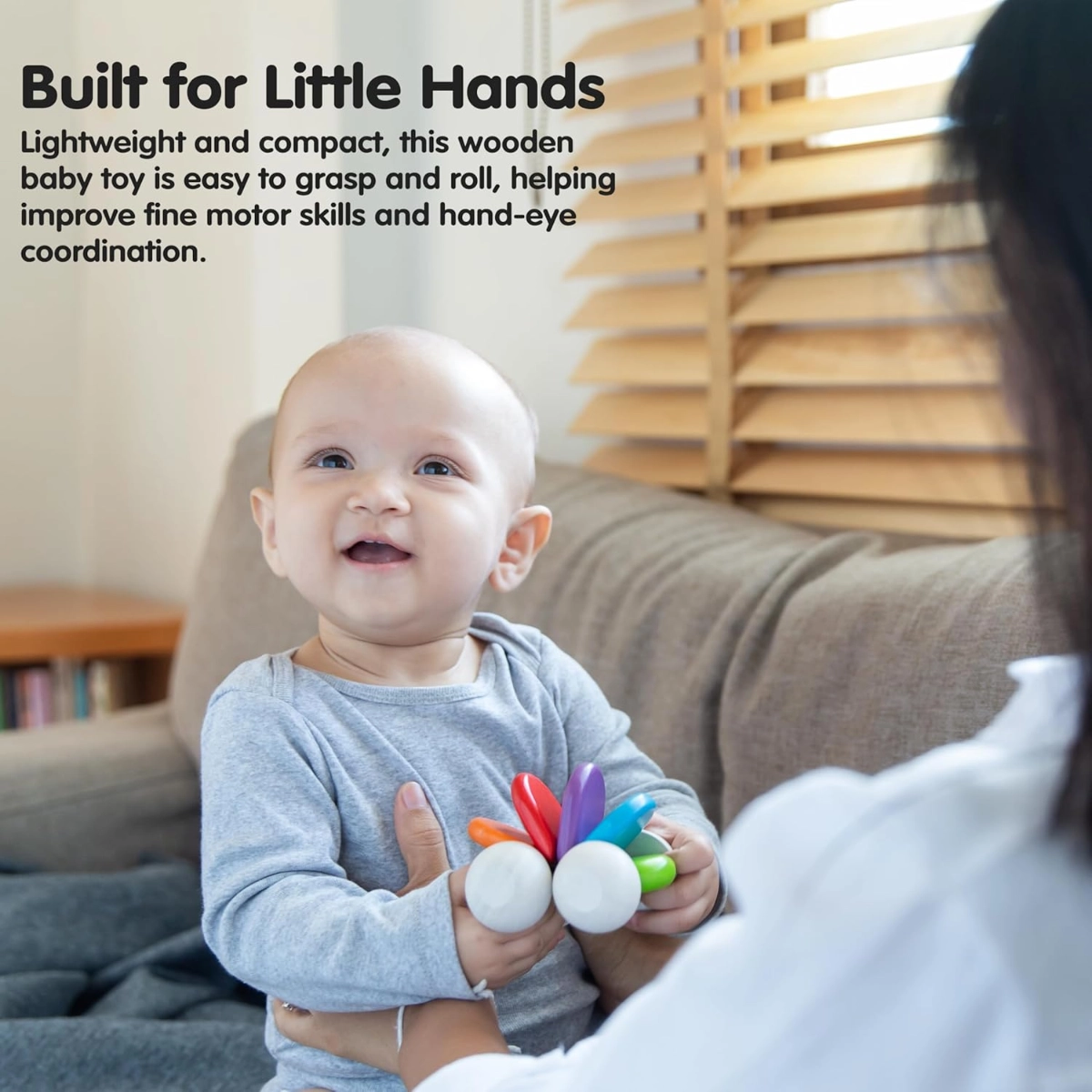 Baby Car - Wooden rattle Lightweight