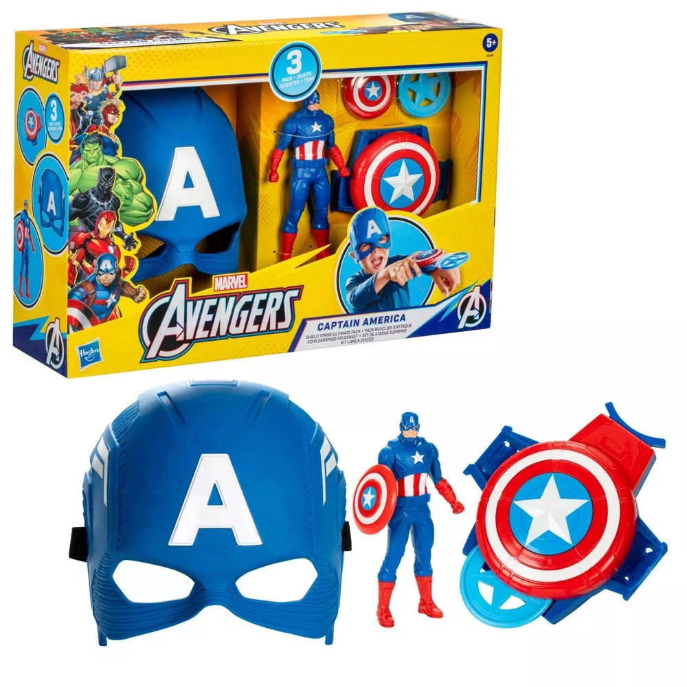 Hasbro Captain America - Marvel Avengers - 5 yr(s) 3 pcs (15.24 cm) (G0399)