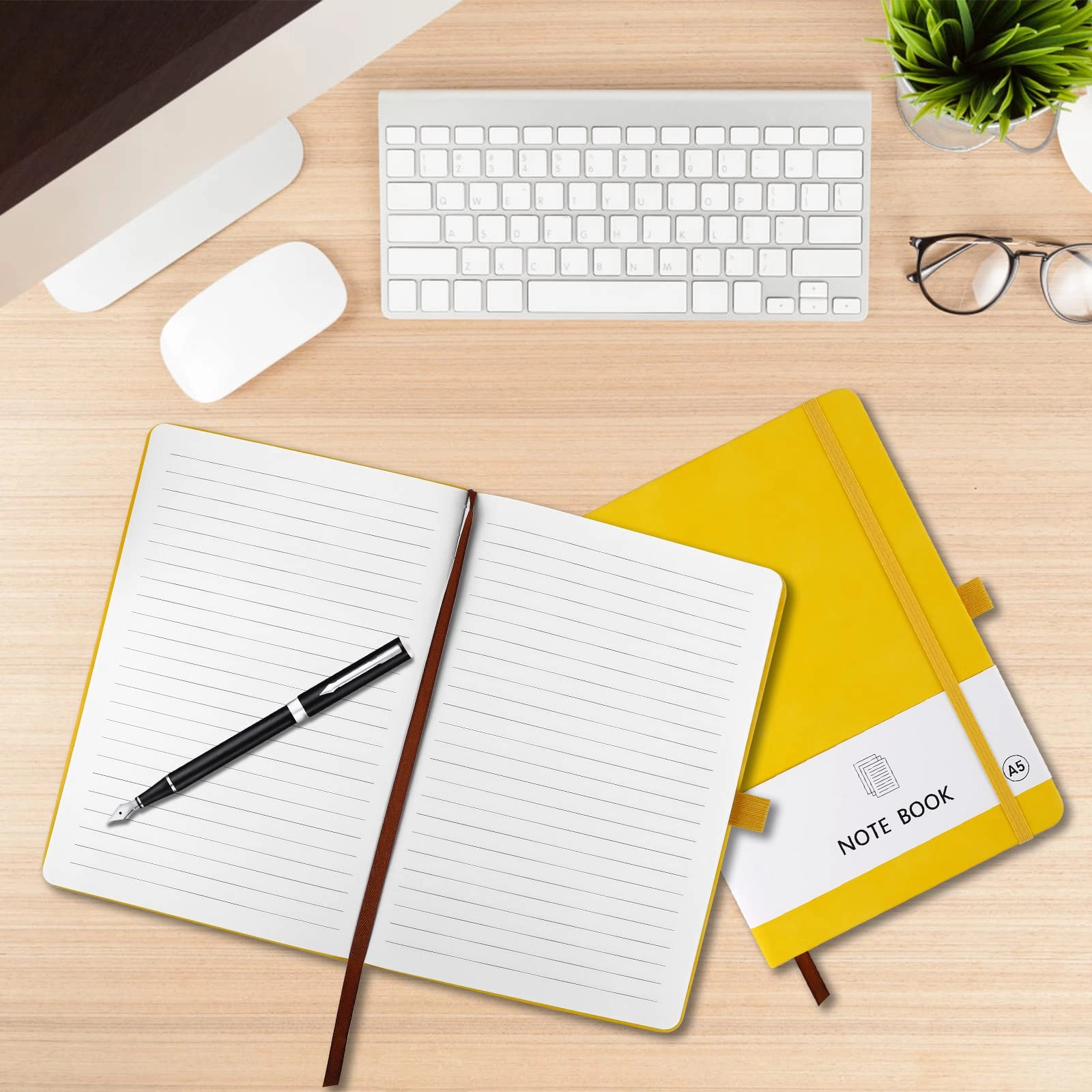 Notebook A5 Hardcover - Lined 200 Pages