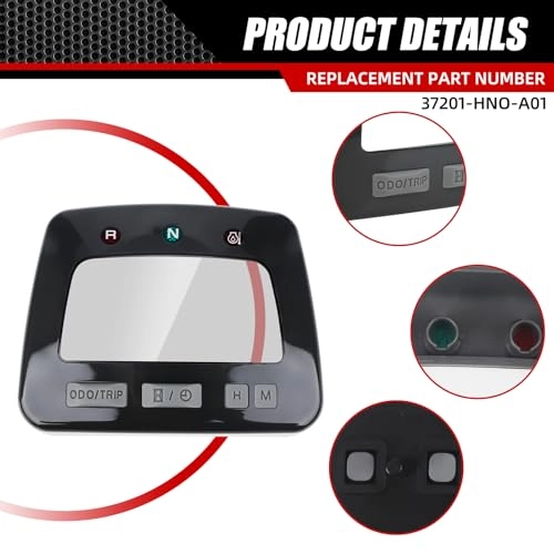 Dash Upper Speedometer Meter Cover - Honda Rancher TRX350 00-06