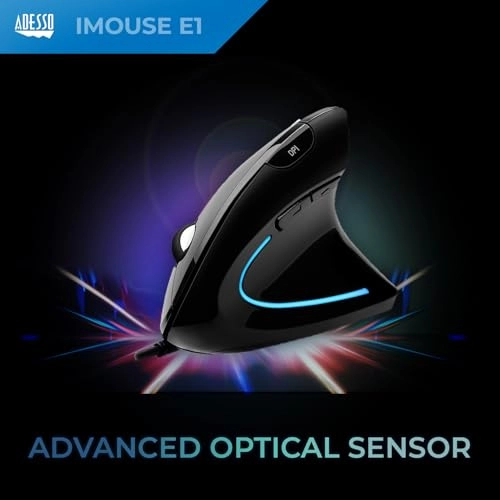 iMouse E1 Ergonomic Vertical Mouse - USB