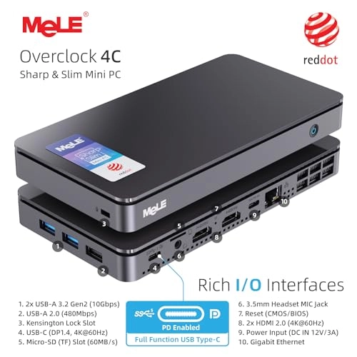 Mini PC - 16GB 512GB N100