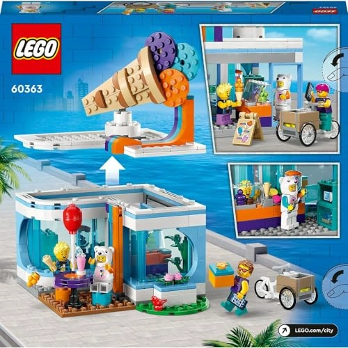 City Ice-Cream Shop (60363) - Cart Bike 3 Minifigures