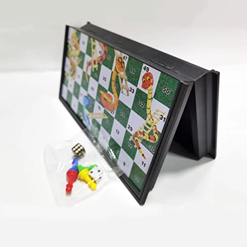 Chess - Foldable Portable + Ludo + Snakes and Ladders