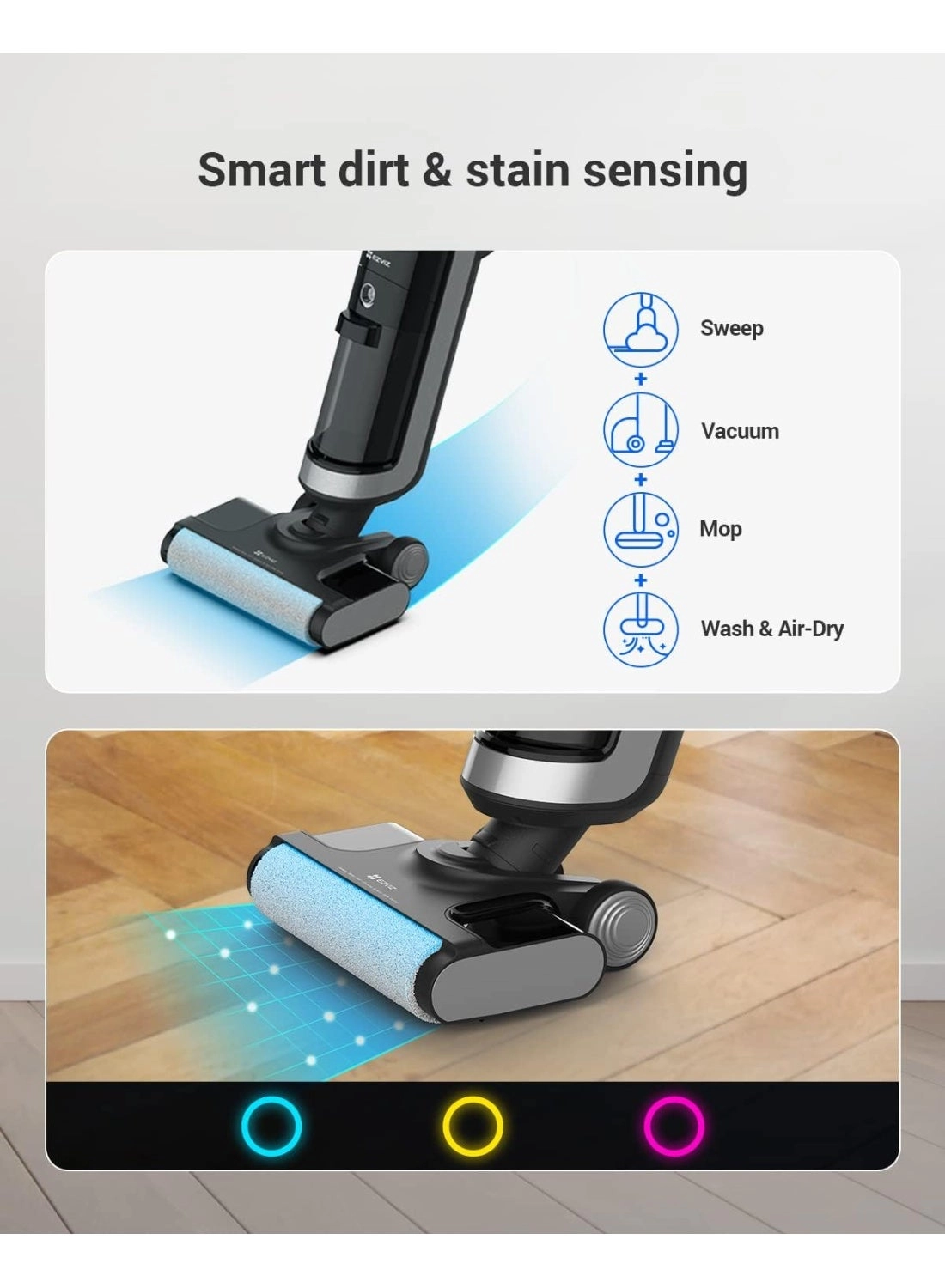 3in1 Smart Cordless Wet & Dry Vacuum Cleaner (RH1)