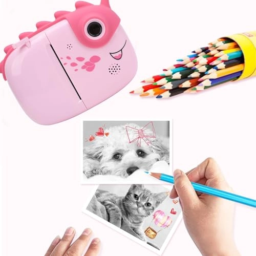 Instant Print Digital Camera - 48MP 1080P 6X zoom