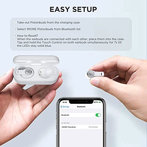 (Refurbished) PistonBuds ECS3001T Wireless Earbud