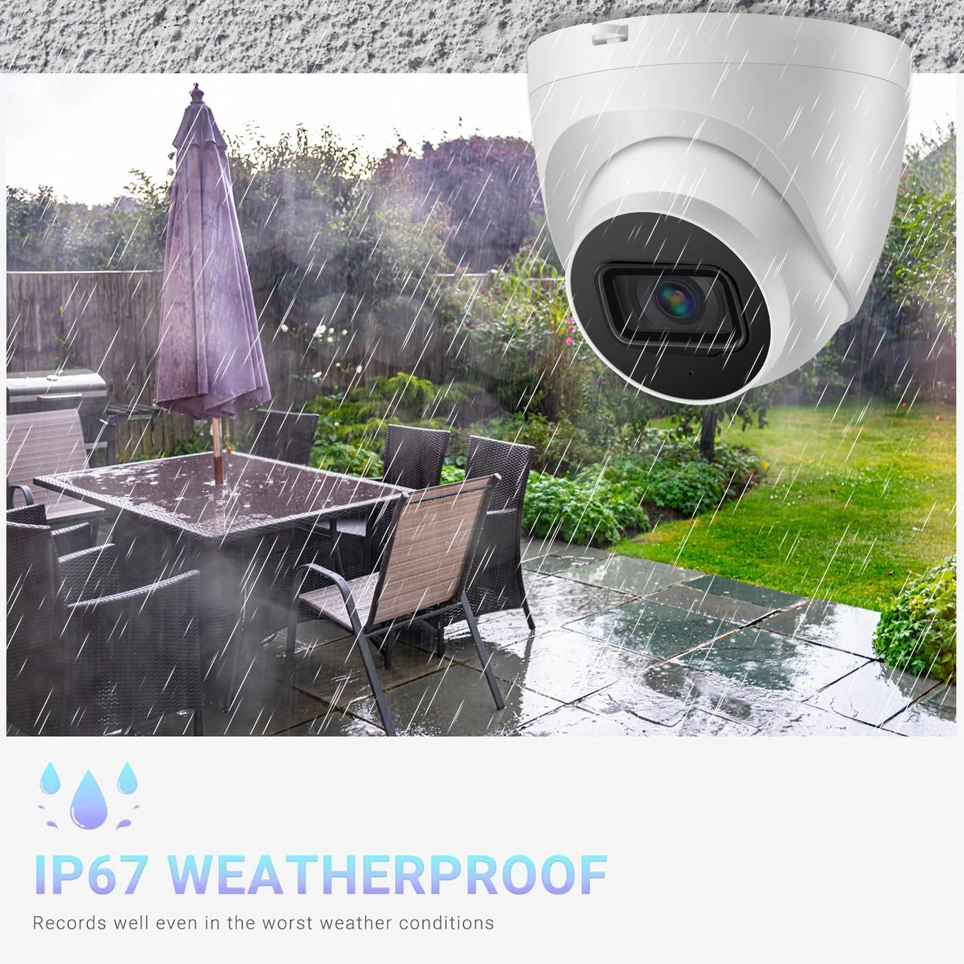 DahuaSecurity - 4K 8MP PoE IP Dome Camera