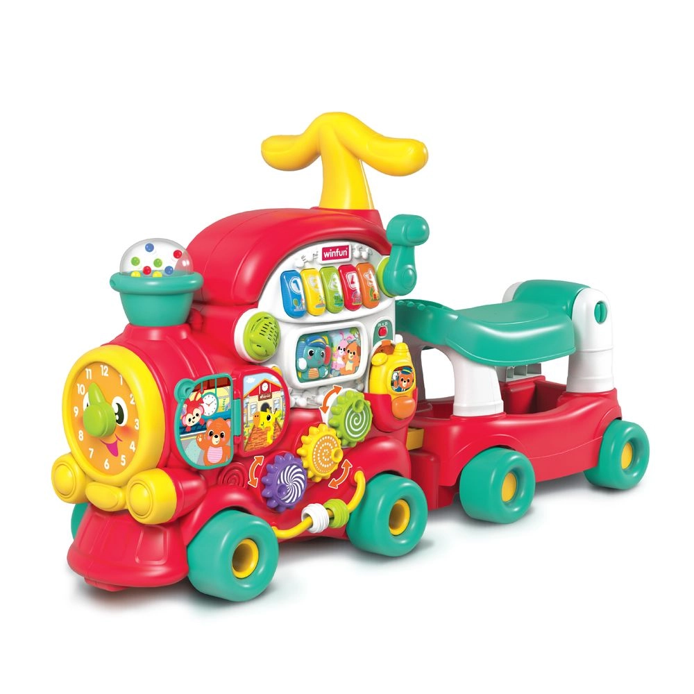 WinFun Adventure Walker Ride-On Train - 3 levels of play