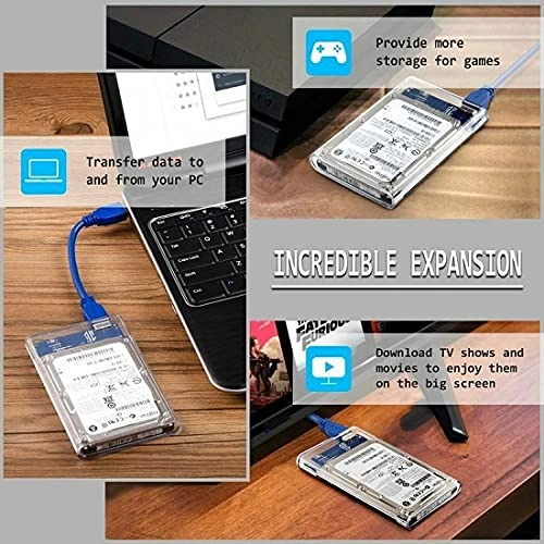 SSD Sata Hard Disk External Portable Case - 2.5-inch