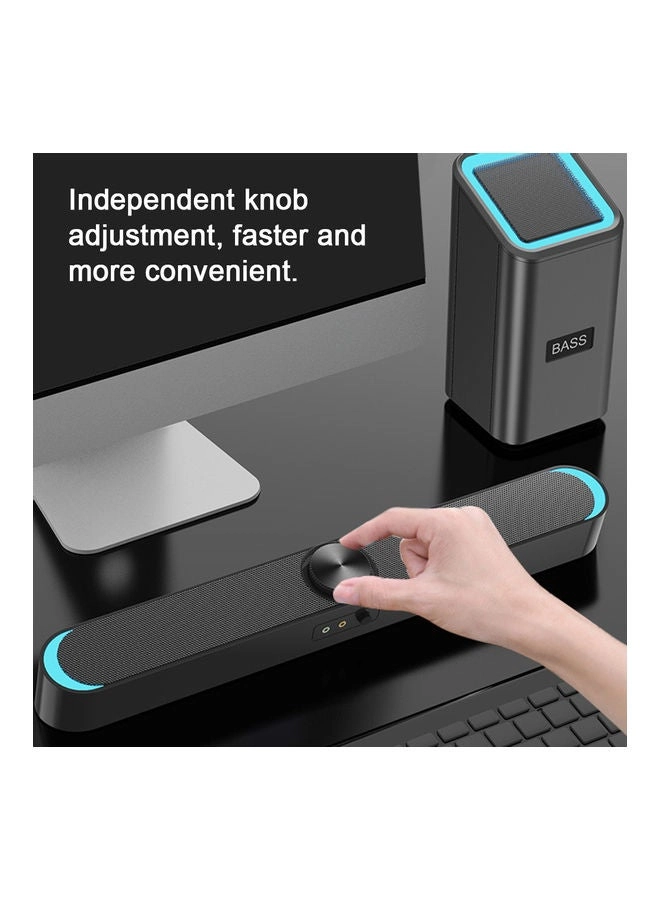 D-238 - Black/Blue 2x Speaker