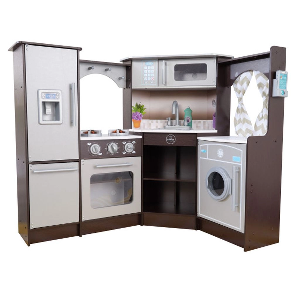 Ultimate Corner Play Kitchen - Wooden (DBT-53365)