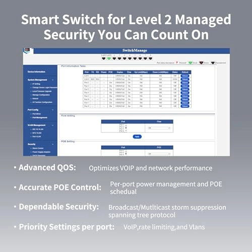 8 port gigabit poe switch 8-ports