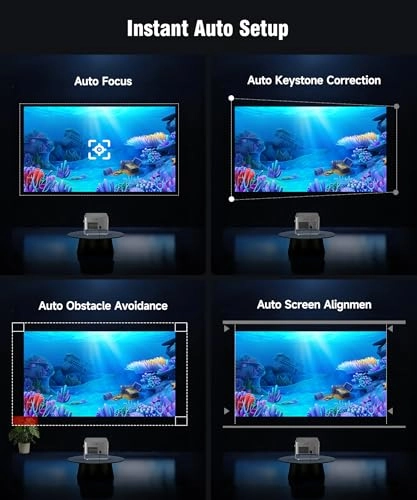 4K Smart Projector - 1920 x 1080 800 ANSI lumens