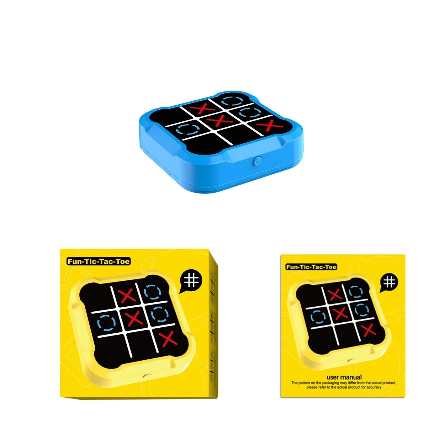 Electronic Tic-Tac-Toe Bolt Game - 3-in-1 Portable