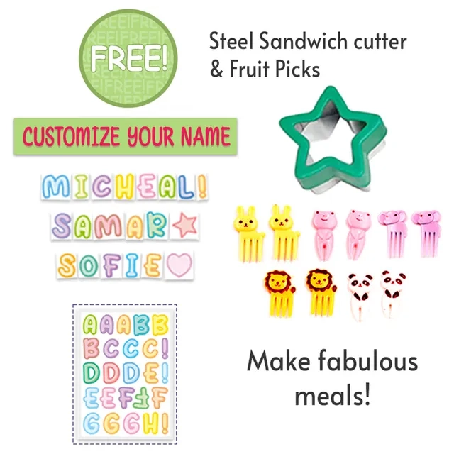 Convertible Bento Lunch Box - T-Rex Grey 6 And 4