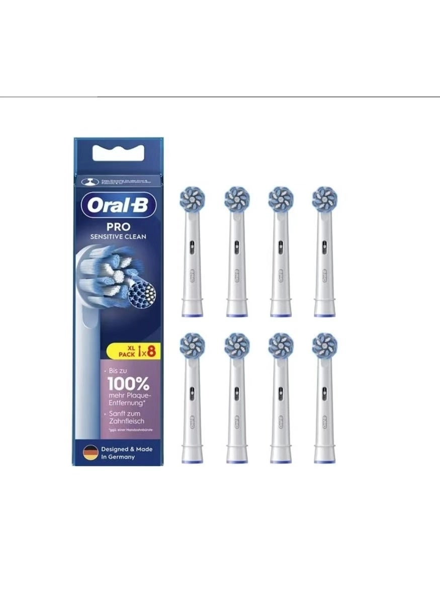 Sensitive Clean - Pack of 8 Extra Soft Bristles
